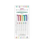 ゼブラ/マイルドライナー 晴れやかマイルド色5色セット/WKT7-5C-HC-N