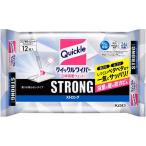 ショッピングクイックルワイパー KAO クイックルワイパー 立体吸着ウエットシート ストロング 12枚