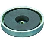 【お取り寄せ】光 キャップ付異方性フェライト 丸形 タップ付 1個入り1パック マグネット 測定 作業