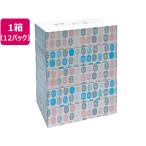 ティッシュペーパー ノルディック 200組 5個×12パック Forestway ティッシュ ティシュー 箱ティッシュ おしゃれ ボックスティッシュ 5箱 セット 業務用