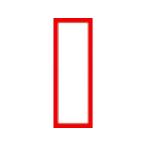 【お取り寄せ】ササガワ 赤枠ポスター 無地 1号 100枚 12-2011 ＰＯＰ用紙 ＰＯＰ 店頭ＰＯＰ 掲示