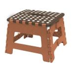 【お取り寄せ】トレードワン セノビー がっしり君 ブラウン 高さ22cm 30208 踏み台 折りたたみ式 はしご 作業