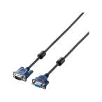 【お取り寄せ】エレコム D-Sub15ピン延長ディスプレイケーブル 1m CAC-E10BK ディスプレイケーブル DVI VGA DisplayPort ＰＣ用ケーブル