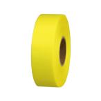 【お取り寄せ】スマートバリュー カラーリボン 黄 24mm×25m B824J-YL リボン 包装紙 包装 ラッピング