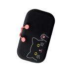 【お取り寄せ】リヒトラブ SMART FIT PuniLabo ファスナーポーチ クロネコ A7716-3 バッグ 日用雑貨
