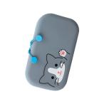 【お取り寄せ】リヒトラブ SMART FIT PuniLabo ファスナーポーチ ハチワレネコ A7716-4 バッグ 日用雑貨