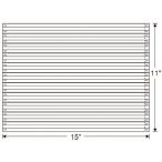 【お取り寄せ】日本通信紙 ストックフォーム 2P 15×11 1000組 罫入 まとめ買い 業務用 箱売り 箱買い ケース買い １５ × １１ インチタイプ