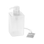 エコー金属 PET ポンプボトル 600ml 角型 (シアーホワイト)