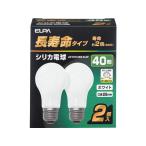 朝日電器 長寿命シリカ電球 40W形 2個パック 電球 白熱電球 蛍光灯 ライト 照明器具 家電