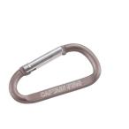 キャプテンスタッグ アルミアクセサリー Dカラビナ L チタングレー 墜落制止用器具 安全保護具 作業