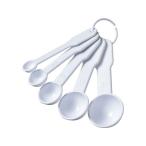 【お取り寄せ】エコー金属 計量スプーン 5pcs プラスチック 0406-004 計量ツール はかり 温度計 調理小物 厨房 キッチン