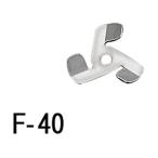 【お取り寄せ】アズワン トルネード用撹拌羽根 ファン(先端用) F-40 撹拌機 撹拌 実験室用備品