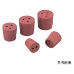 【お取り寄せ】アズワン 穴付き赤ゴム栓 1個入 9号 栓 キャップ 実験用小物 機材