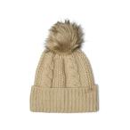 (取寄) ノースフェイス レディース オウ メガ ファー ポン ビーニー The North Face women Oh Mega Fur Pom Beanie Khaki Stone