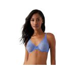 P最大17倍5/29限定 (取寄) ワコール レディース ハロ レース アンダーワイヤー ブラ women Halo Bra Blue