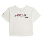(取寄) ラルフローレン キッズ ガールズ ロゴ コットン ジャージ ボクシー ティー Polo