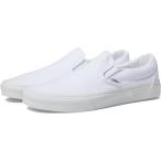 (取寄) バンズ クラシック スリッポン ワイド Vans Classic Slip-On Wide Canvas True White