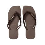 (取寄) ハワイアナス レディース スリム スクエア プラッシュ サンダル Havaianas Slim
