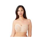 (取寄) ワコール レディース ハロ レース ストラップレス アンダーワイヤー ブラ Wacoal women Halo Lace Strapless Underwire Bra Natural Nude