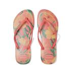 (取寄) ハワイアナス レディース スリム トロピカリア バイブス サンダル Havaianas women Slim Tropicalia Vibes Sandals Tropical Coral