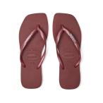 ショッピングhavaianas P最大12倍6/19限定 (取寄) ハワイアナス レディース スリム スクエア ロゴ メタリック フリップ フロップ