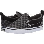 (取寄) バンズ キッズ キッズ スリッポン V (インファント/トドラー) Vans Kids kids Slip-On V (Infant/Toddler) (Checkerboard) Black/Pewter