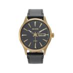ショッピングnixon (取寄) ニクソン メンズ セントリー ソーラー レザー Nixon men Sentry Solar Leather All Gold/Black