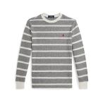 (取寄) ラルフローレン キッズ ボーイズ ストライプド ワッフル コットン ロング Polo
