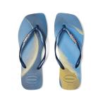ショッピングhavaianas P最大21倍10/24-26限定 (取寄) ハワイアナス レディース スリム スクエア トレンディ サンダル Havaianas women Slim Square Trendy Sandals Navy Blue
