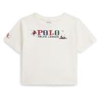 (取寄) ラルフローレン キッズ ガールズ ロゴ コットン ジャージ ボクシー ティー Polo