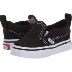 (取寄) バンズ キッズ キッズ スリッポン V (インファント/トドラー) Vans Kids kids Slip-On V (Infant/Toddler) (Canvas) Black/True White