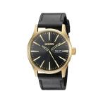 (取寄) ニクソン メンズ セントリー レザー Nixon men Sentry Leather Gold/Black