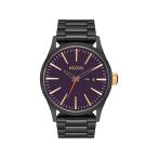 ショッピングnixon (取寄) ニクソン メンズ セントリー ステインレス スティール Nixon men Sentry Stainless Steel Gunmetal/Blackberry/Gold