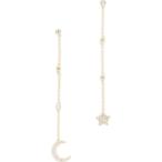 P最大19倍5/30-6/1限定 Shashi シャシ ルナ ドロップ ピアス Luna Drop Earrings YellowGold アクセサリ 送料無料