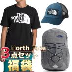 ノースフェイス 福袋 Tシャツ キャップ リュック メンズ 3点セット USAモデル THE North Face 送料無料 メンズ ブランド 福袋 2025 予約 2024