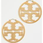 (取寄)トリーバーチ レディース ミラー フープ ピアス Tory Burch Women's Miller Hoop Earrings ToryGold