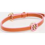 (取寄)トリーバーチ レディース ミラー レザー ブレスレット Tory Burch Women's Miller Leather Bracelet ToryGold ChipotleSpice P