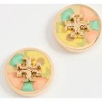 (取寄)トリーバーチ レディース キラ エナメル プリンテッド サークル スタッズ ピアス Tory Burch Women's Kira Enamel Printed Circle Stud Earring