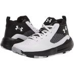 アンダーアーマー バッシュ キッズ ジュニア 白 バスケットボールシューズ ビッグキッズ ロックダウン 5 Under Armour