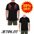 30%OFF!! бесплатная доставка!JET PILOT jet Pilot fly TEE короткий рукав футболка чёрный / вино S20671