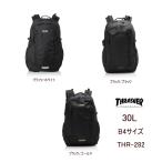 スラッシャー リュックサック バッグパック 30L 夏休み 旅行 撥水 通学 プレゼント 大容量 ユニセックス 10代 20代  THR-282 ブラック