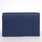 [ возвращенный товар OK][ прекрасный товар ] Loewe мужской type вдавлено . футляр для карточек дыра грамм [ футляр для визитных карточек ]