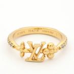 【返品OK】【美品】ルイヴィトン リング・LV　アイコニック ラインストーン 【指輪】