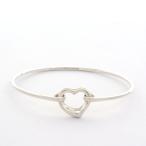 [ возвращенный товар OK][ прекрасный товар ] Tiffany L sa* Pele ti Open Heart серебряный 925 [ браслет ]