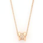[ возвращенный товар OK][ новый товар произведена отделка ][ как новый ] BVLGARY Be Zero One pave diamond K18PG бриллиант [ колье ]
