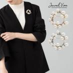 ブローチ コサージュ 卒業式 卒園式 ブランド おしゃれ 母親 親 入学式 入園式 レディース 針 ピン サークル型 パール ストーン 七五三