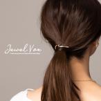 ショッピングヘアアクセサリー ポニーフック ヘアアクセサリー ヘアカフ レディース まとめ髪 メタル 3タイプ ウェーブ シンプル 30代 40代 50代