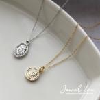 ショッピング福袋対象 【選べる福袋対象商品】 ネックレス レディース ショート 金属アレルギー対応 18Kコーティング コイン 硬貨 プレート ニッケルフリー 安心 40代