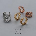 ショッピング福袋対象 【選べる福袋対象商品】 フープピアス レディース 金属アレルギー対応 小さい 小さめ 小ぶり ワンタッチ 透かし ニッケルフリー 40代 50代 リングピアス 幅広