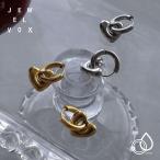 ショッピング福袋対象 【選べる福袋対象商品】 ピアス レディース ステンレス製 金属アレルギー 2way フープピアス フープ ハート モチーフ 大ぶり ニュアンス シンプル シルバー